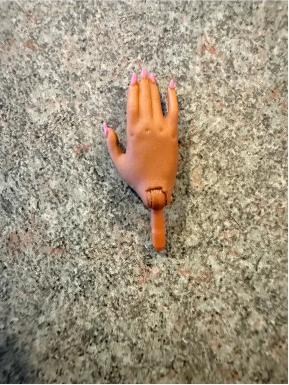Lol Surprise OMG Doll Replacement Right Hand Pink Painted Nails